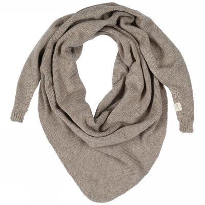 MP Denmark - Copenhagen Small Scarf Light Brown melange