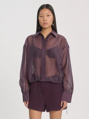 Edited - Ottilia Blouse Plum Perfect