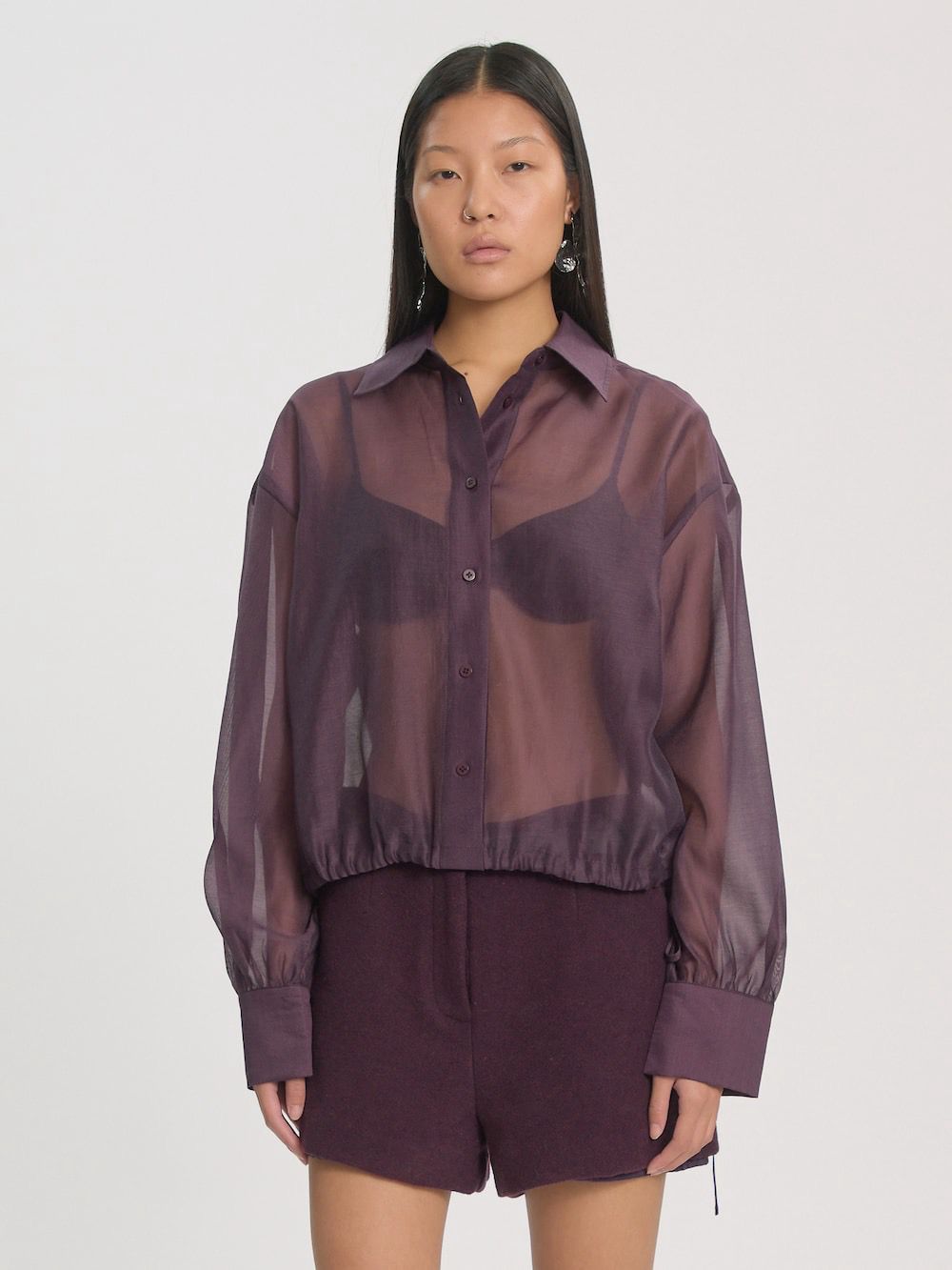 Edited - Ottilia Blouse Plum Perfect