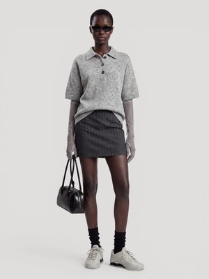Edited - Callie Polo Shirt Grey