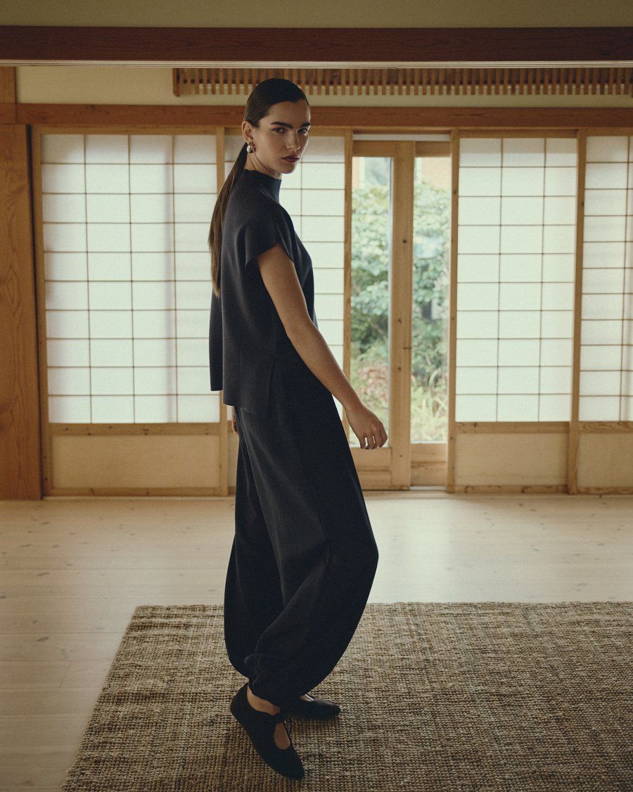 Moss Copenhagen (MSCH) - Zinet Malanie Pants INDIA INK