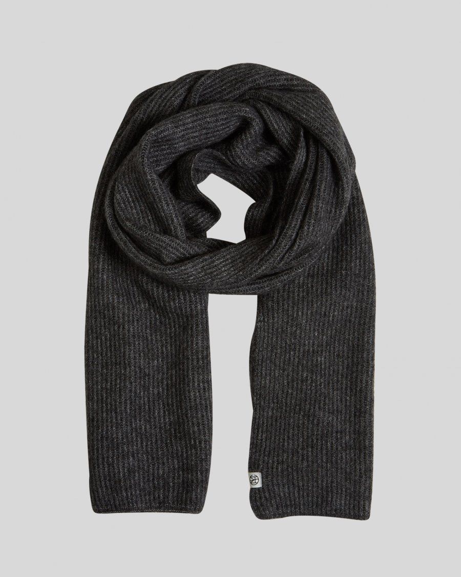 Moss Copenhagen (MSCH) - Hope Icon Scarf INDIA INK MEL