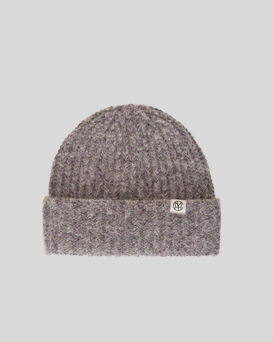 Moss Copenhagen (MSCH) - Shelby Icon Beanie P PURPLE MEL