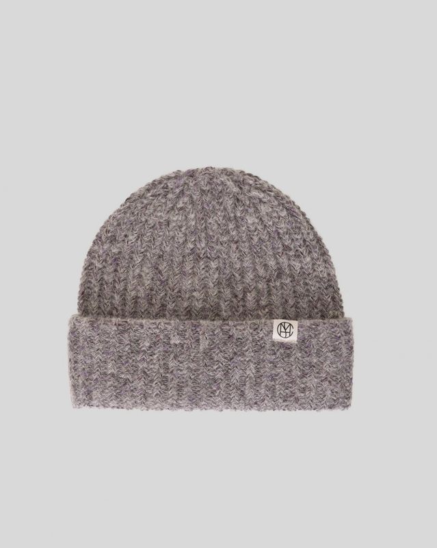 Moss Copenhagen (MSCH) - Shelby Icon Beanie P PURPLE MEL