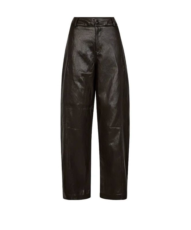 Co'Couture - Gitt Pant Dark Brown