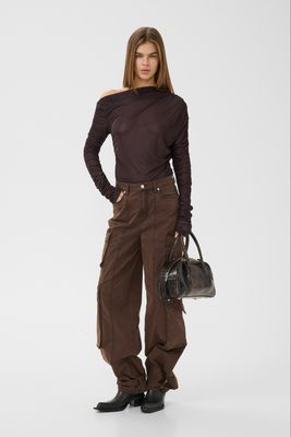 Gestuz- Cargi HW Pants slate black