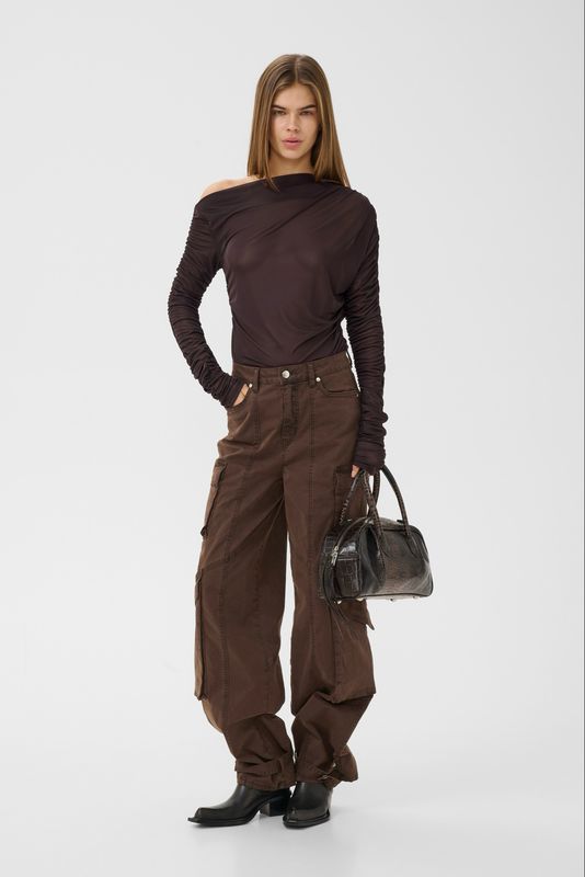 Gestuz- Cargi HW Pants slate black