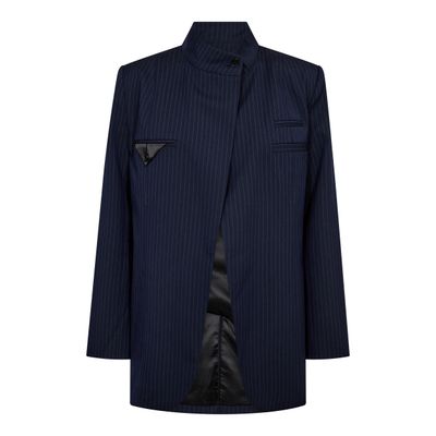 Haute L' Amitié - Navy Pin Overlap Blazer Navy
