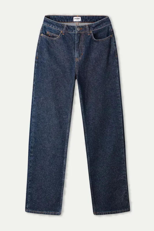 POM Amsterdam - JEANS Julia Shimmer  Dark Blue