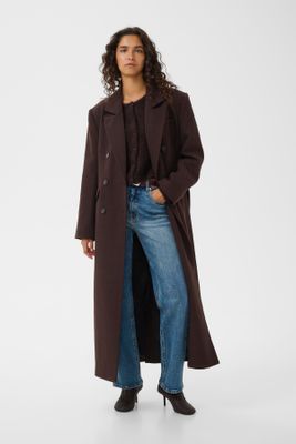Gestuz - Venja long coat Ganache