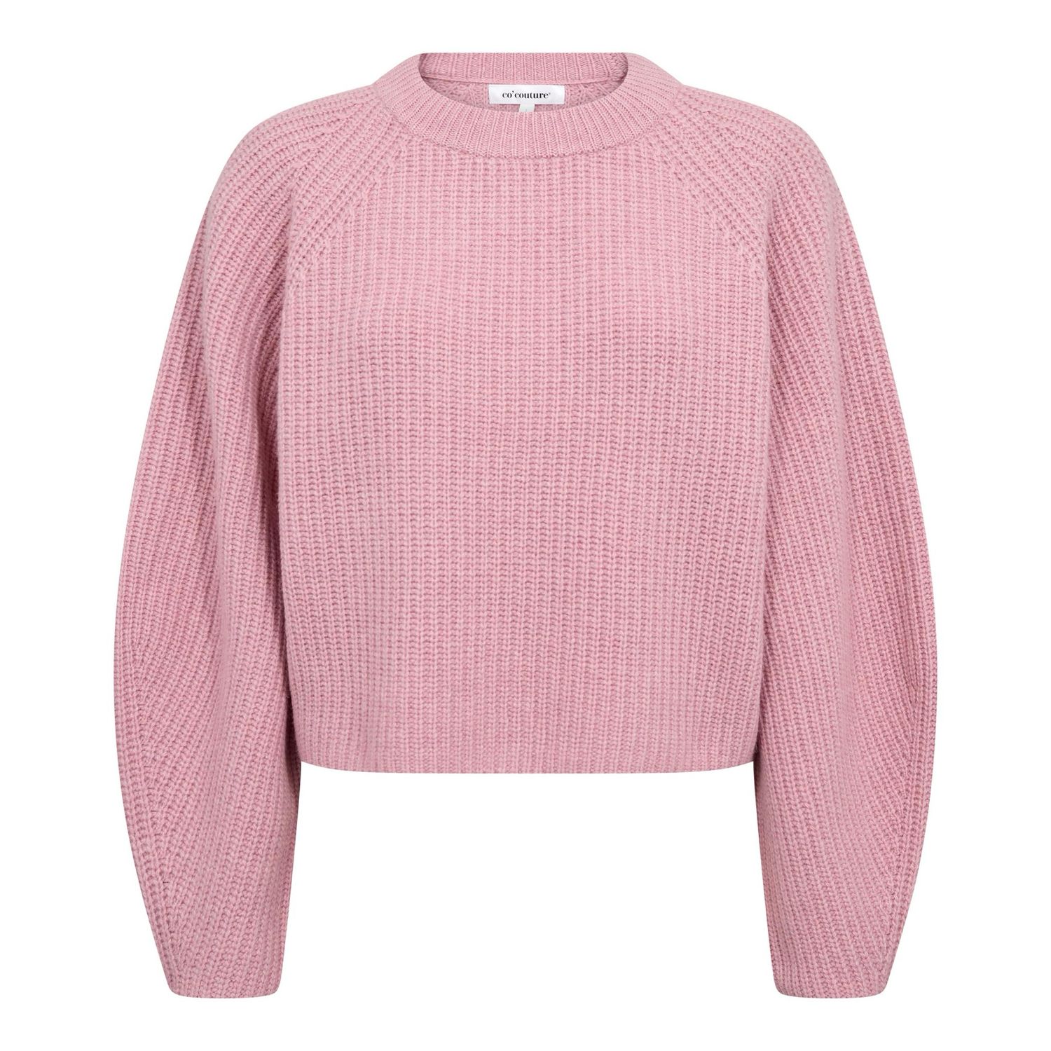 Co'Couture - Alvia Barrel Sleeve knit Rosebloom