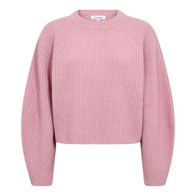 Co'Couture - Alvia Barrel Sleeve knit Rosebloom