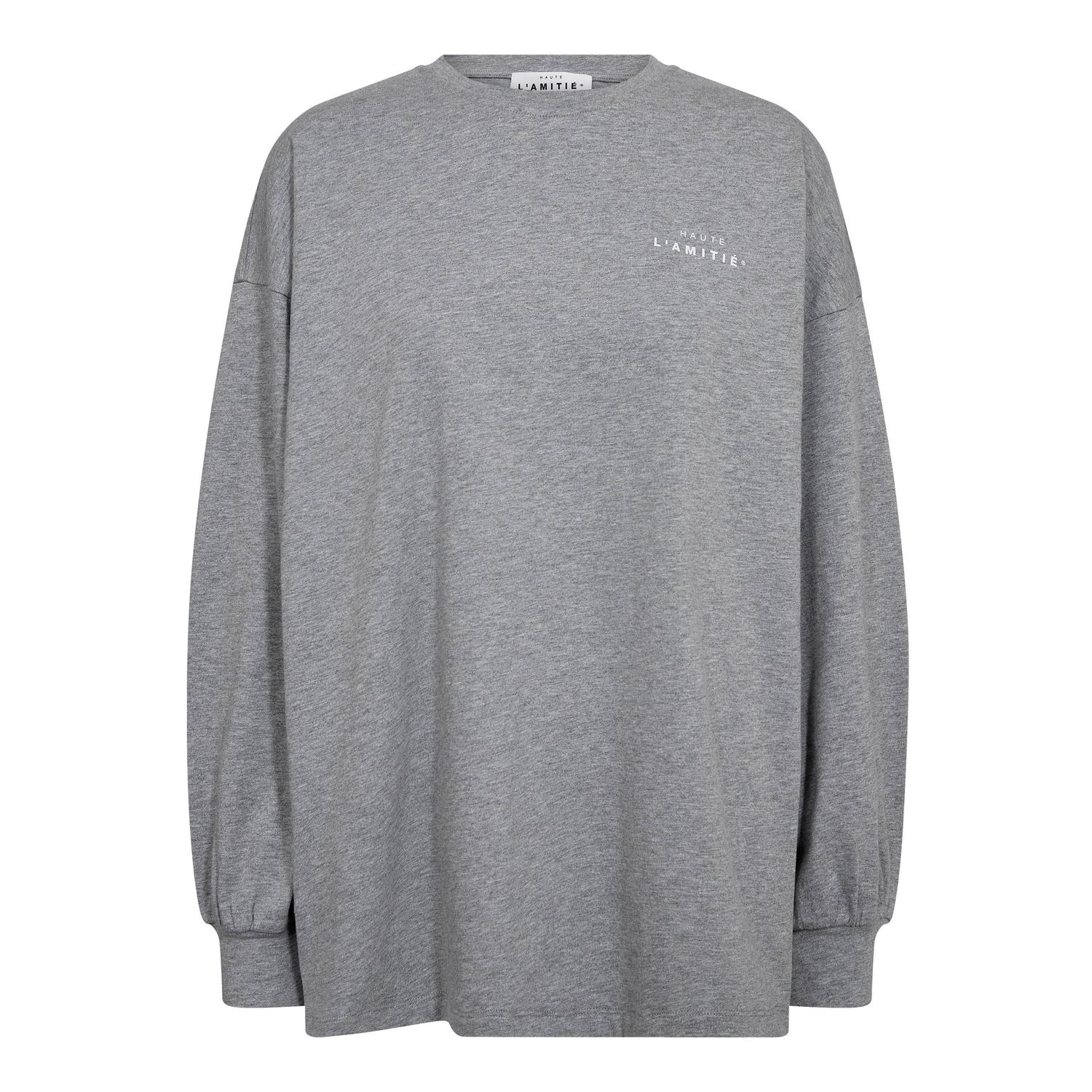 Haute L' Amitié - Crew neck LS Tee Grey melange