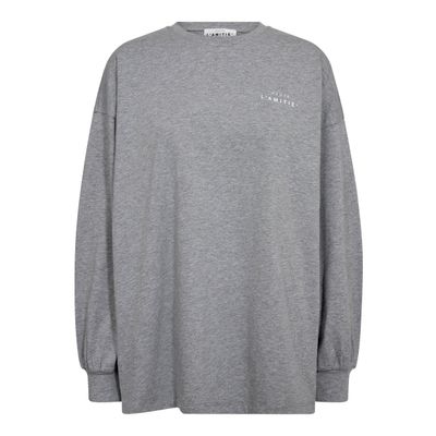 Haute L' Amitié - Crew neck LS Tee Grey melange