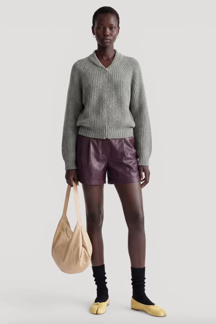 Edited - Silvia short PU Plum Perfect