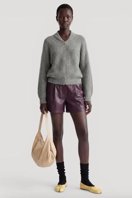 Edited - Silvia short PU Plum Perfect