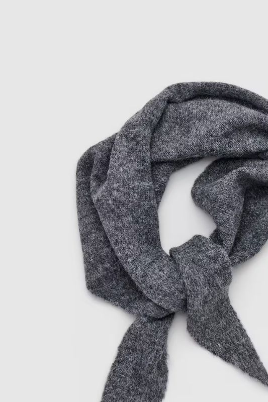 Edited - Inola scarf grey melange