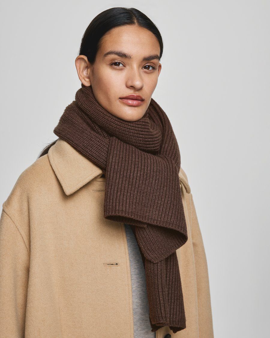 Moss Copenhagen (MSCH) - Galine Rachelle Icon Scarf Hot fudge