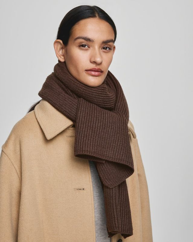 Moss Copenhagen (MSCH) - Galine Rachelle Icon Scarf Hot fudge