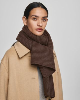 Moss Copenhagen (MSCH) - Galine Rachelle Icon Scarf Hot fudge