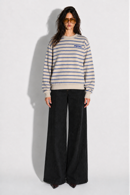 Imprevu - Sweatshirt Eddie Rayure beige