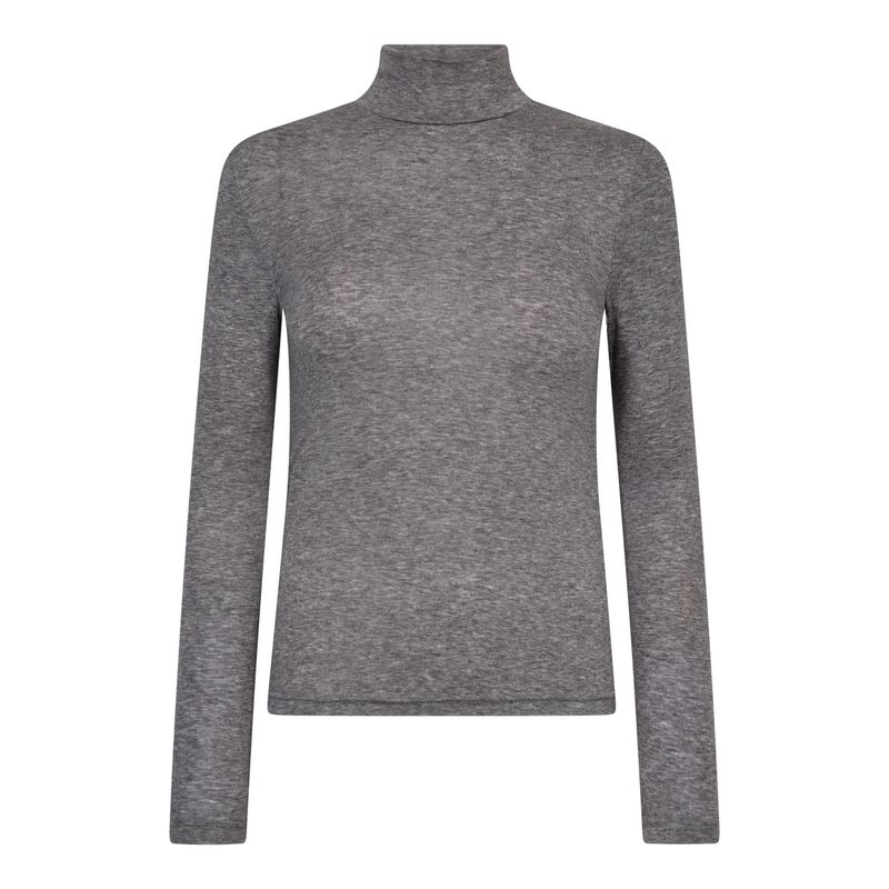 Haute L' Amitié - Lux Turtle Tee Grey Melangé