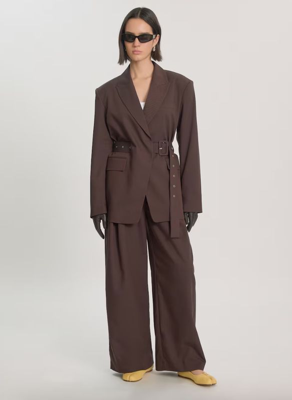 Edited - Duana trousers Black Coffee