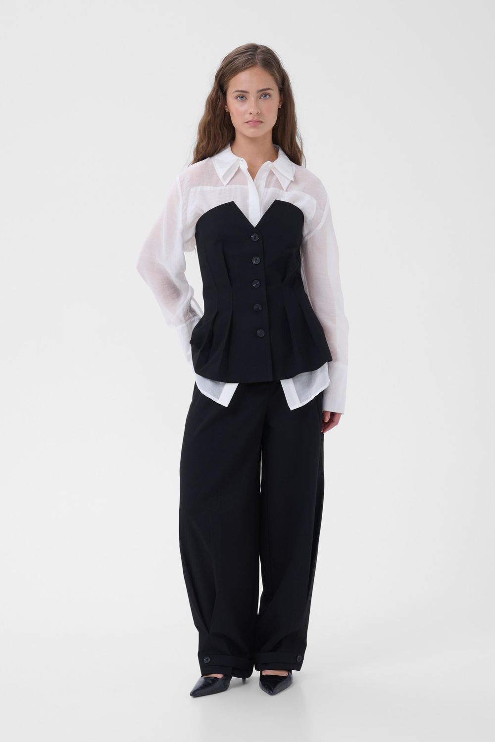 My Essential Wardrobe - Evelina Barrel pants black