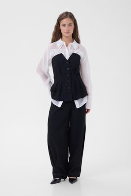 My Essential Wardrobe - Evelina Barrel pants black