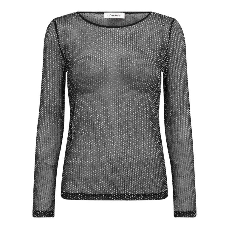 Co'Couture - Naso Sequin Blouse black