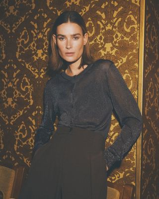 Moss Copenhagen (MSCH) - Shirley Cardigan MOLÉ/SILVER