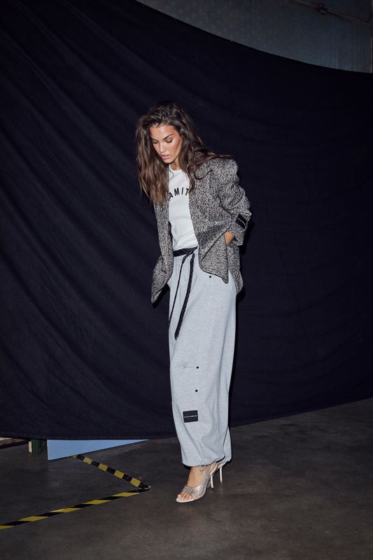 Haute L' Amitié - Glimpse Pocket blazer Silver Glimpse