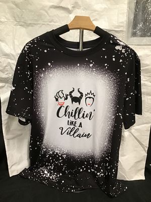 Chillin&#39; Like a Villain Splatter Paint T-Shirt - XL