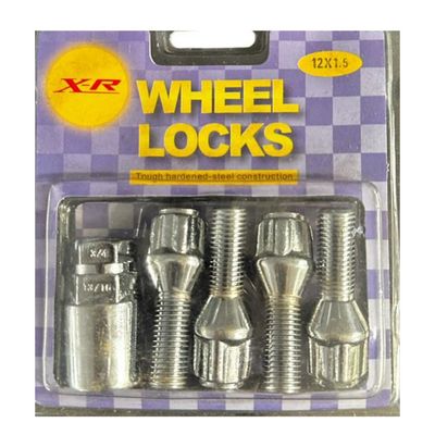 Juego de Tornillo/Tuerca de Seguridad 1 Llave $450