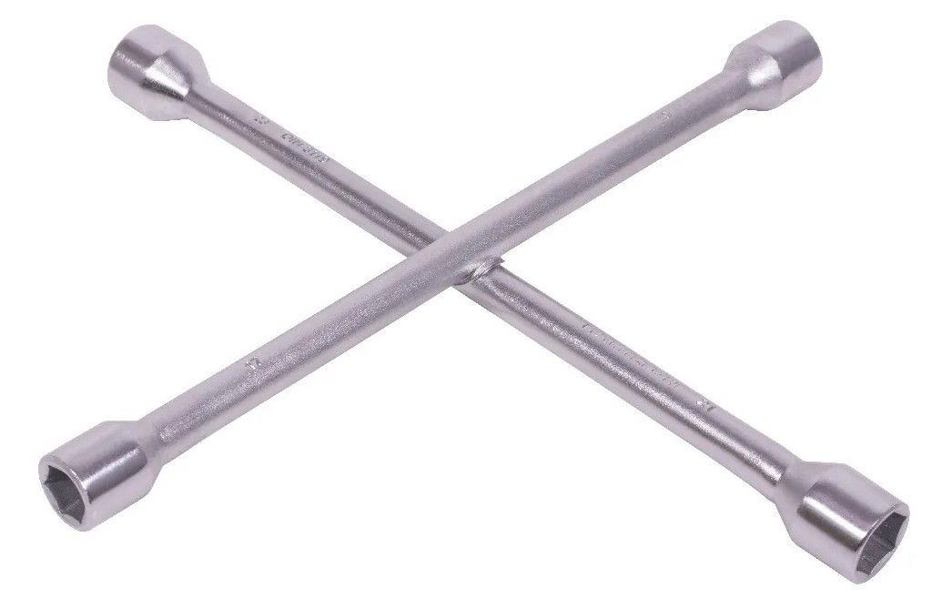 Llave Cruz Cromada 4 Bocas 17mm 19mm 21mm 23mm Reforzada