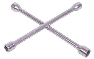 Llave Cruz Cromada 4 Bocas 17mm 19mm 21mm 23mm Reforzada