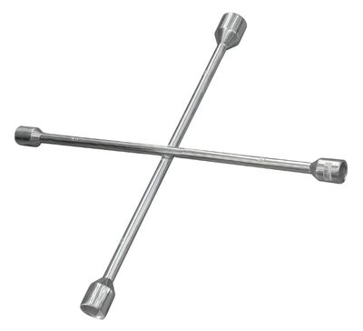 Llave Cruz Cromada 4 Bocas 17mm 19mm 21mm 23mm Reforzada