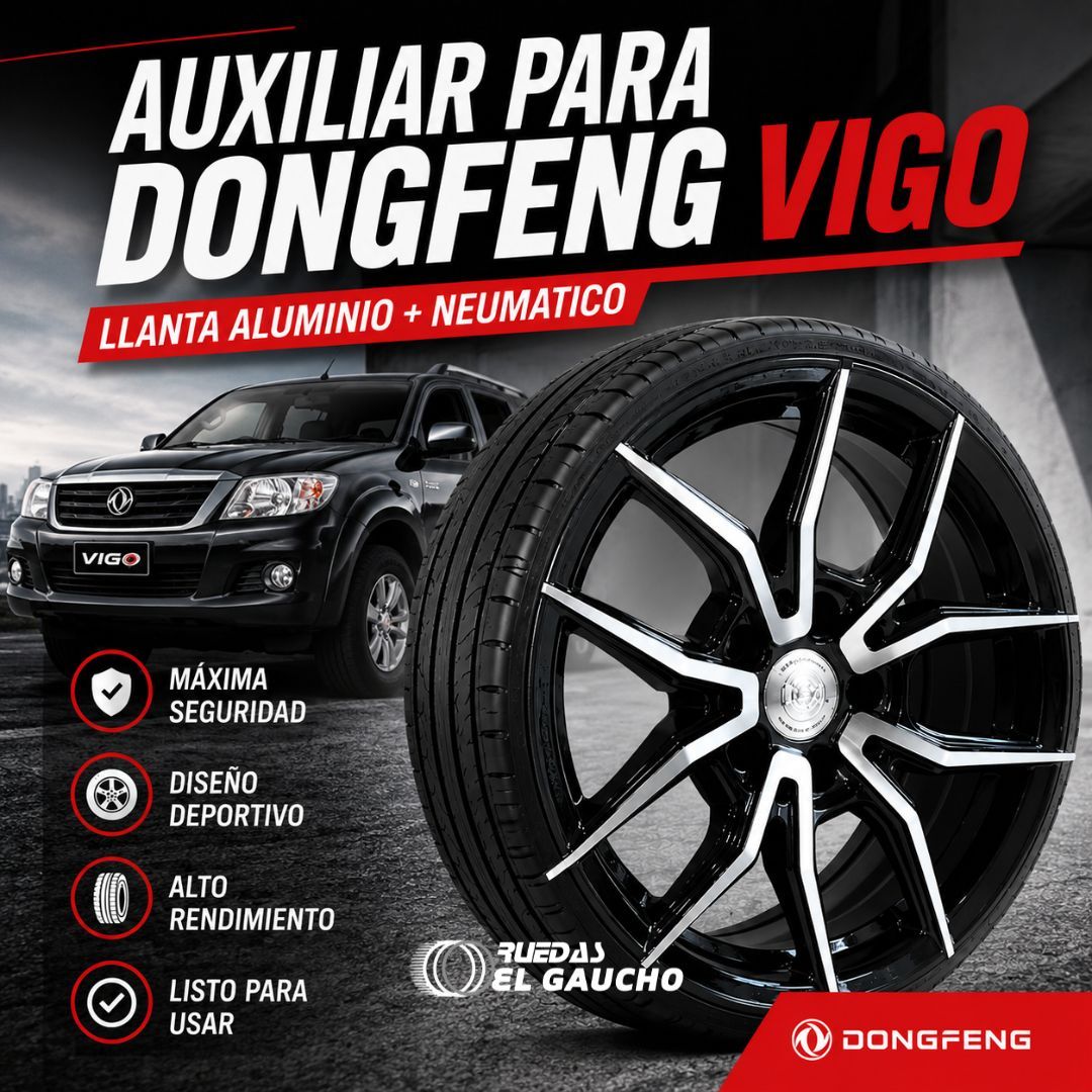 Auxiliar completa para Dongfeng Vigo R16 + Llanta de Aluminio