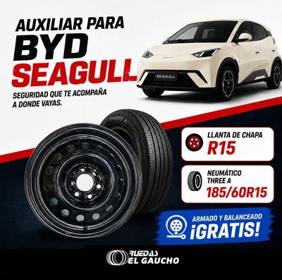 Auxiliar completa para Byd Seagull R15 + Llanta de Chapa