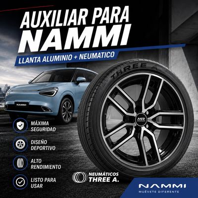 Auxiliar completa para Nammi R17+ Llanta de Aluminio