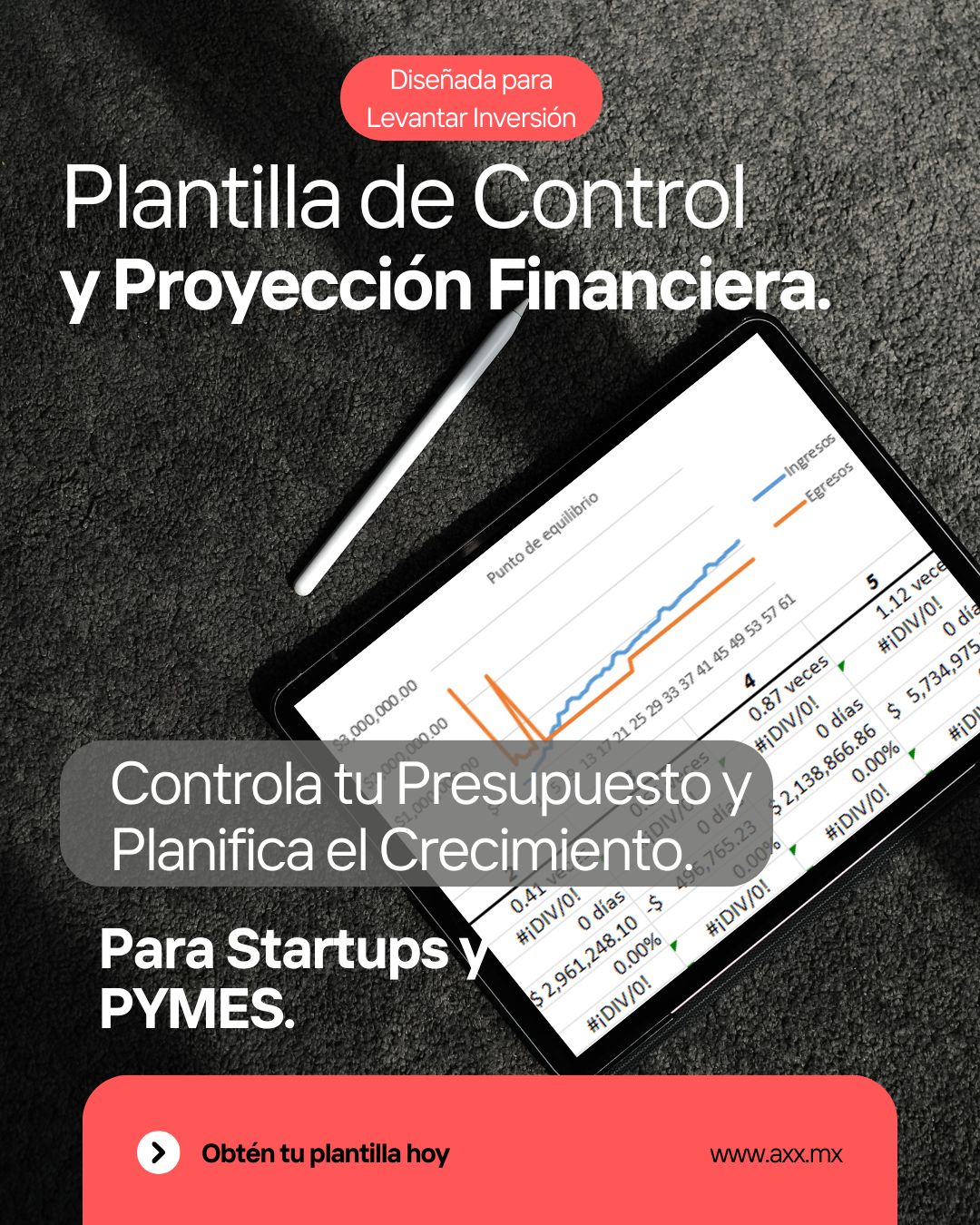 Plantilla de Control y Proyección Financiera en Excel