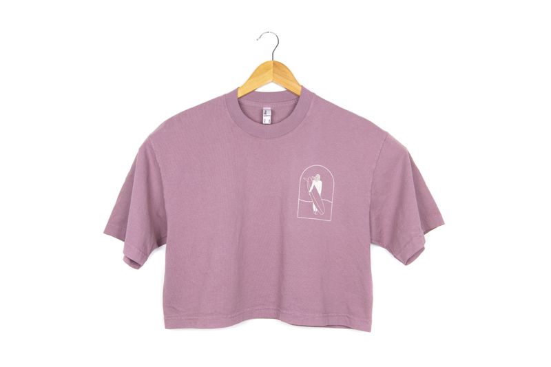Crop Tee - Windy Girl Arch