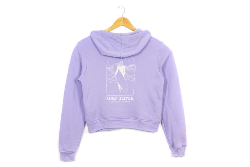 Crop Hoodie - Windy Girl Arch