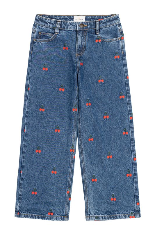 The new Natalia Wide Jeans Medium Blue