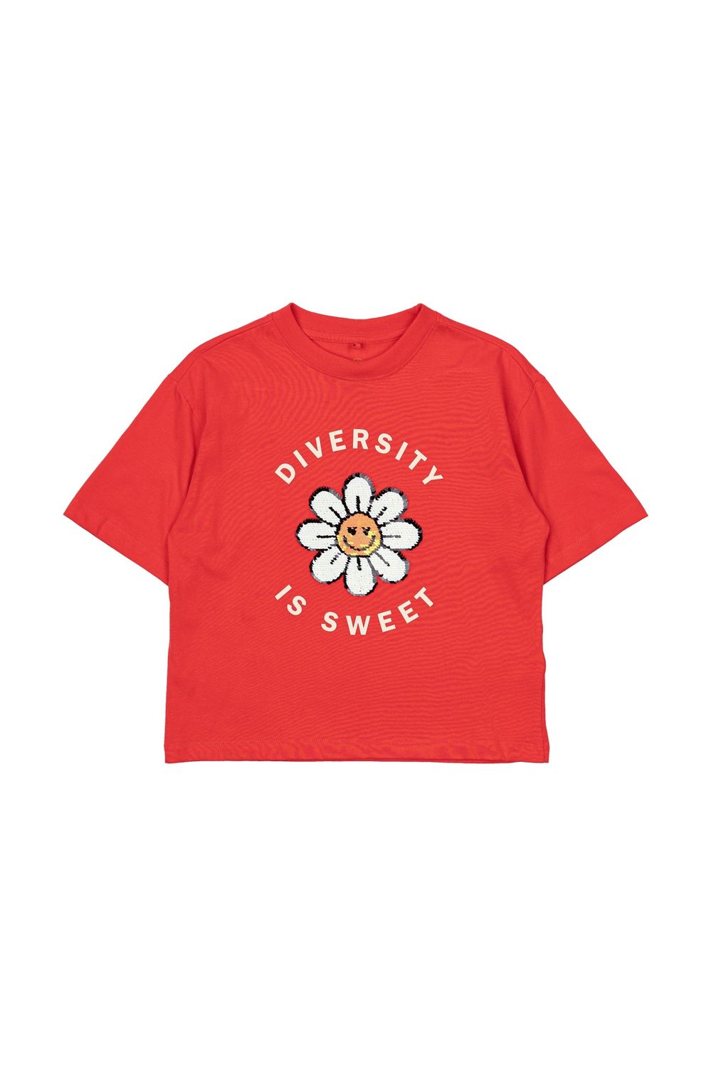 The New Ninette OS S_S Tee Poppy Red
