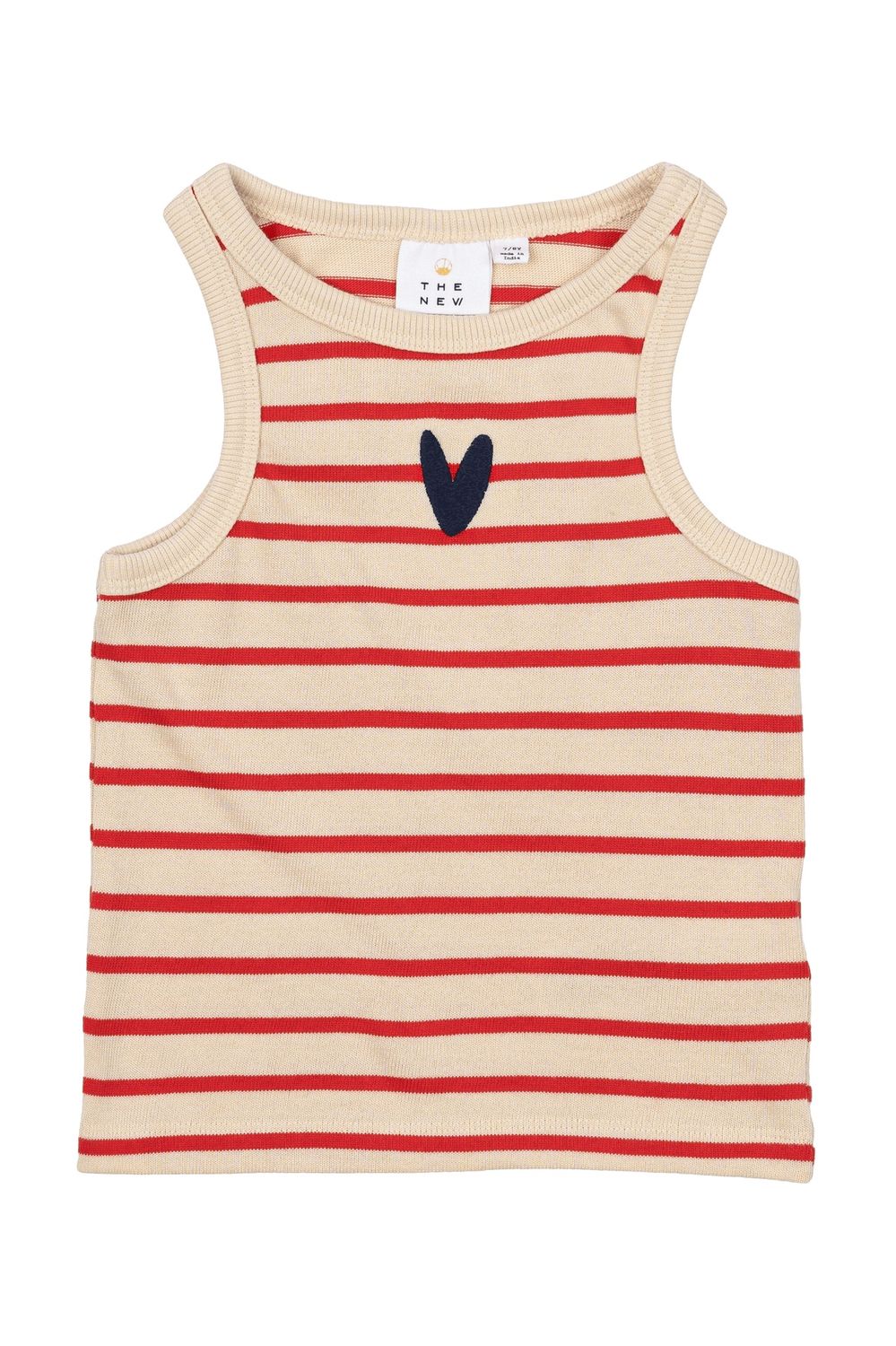 The New Nil Short S_L Top Poppy Red Striped