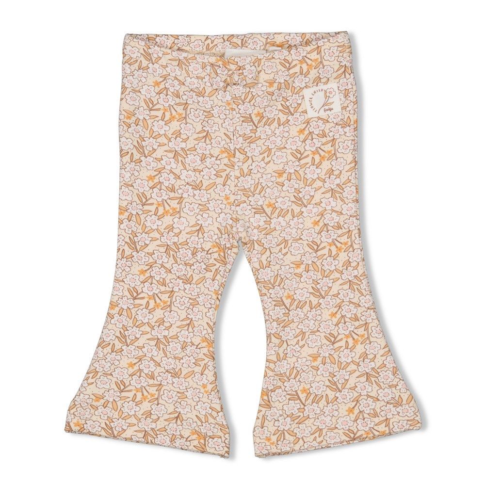 Feetje Flare broek AOP - Flower Field
