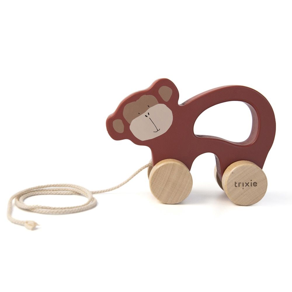 Trixie Houten trekspeeltje - Mr. Monkey