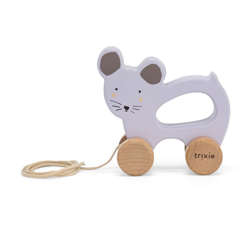 Trixie Houten trekspeeltje - Mrs. Mouse