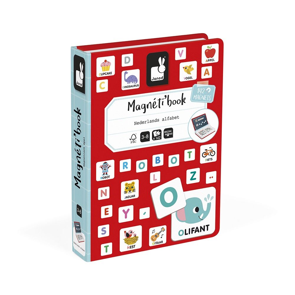 Janod Magnetibook - Alfabet Nederlandstalig!